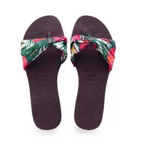Havaianas Aubergine You St. Tropez Sandal 9/10